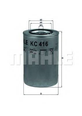 MAHLE ORIGINAL KC416 Топливный фильтр