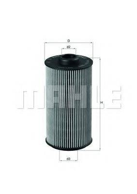 MAHLE ORIGINAL OX1521D Масляный фильтр