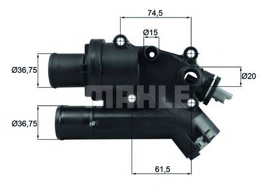 MAHLE ORIGINAL TH4683 Термостат, охлаждающая жидкость