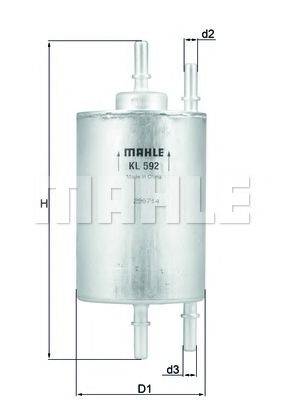 MAHLE ORIGINAL KL 592