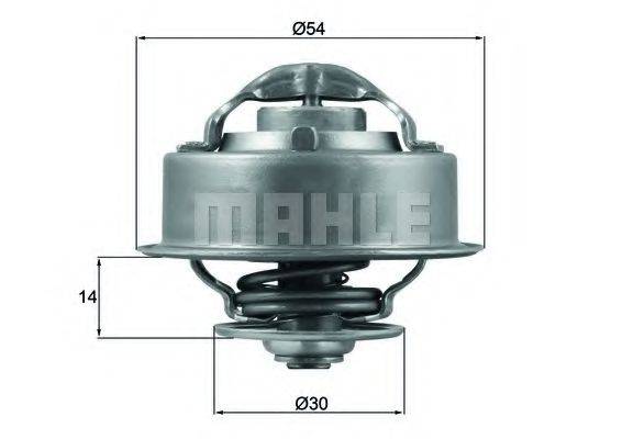 MAHLE ORIGINAL TX12487D Термостат, охлаждающая жидкость