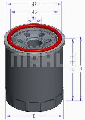 MAHLE ORIGINAL OC579 Масляный фильтр