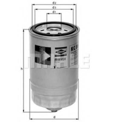 MAHLE ORIGINAL KC88 Топливный фильтр