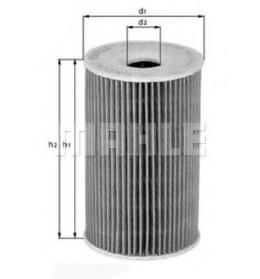 MAHLE ORIGINAL OX156D Масляный фильтр