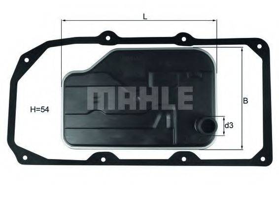 MAHLE ORIGINAL HX124D Гидрофильтр, автоматическая коробка передач