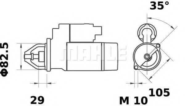 MAHLE ORIGINAL MS 421