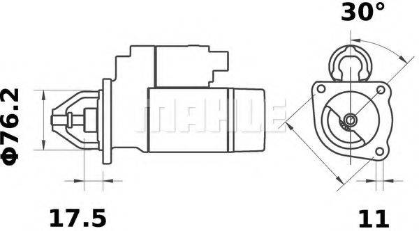 MAHLE ORIGINAL MS 284