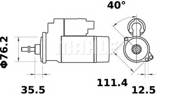 MAHLE ORIGINAL MS 105