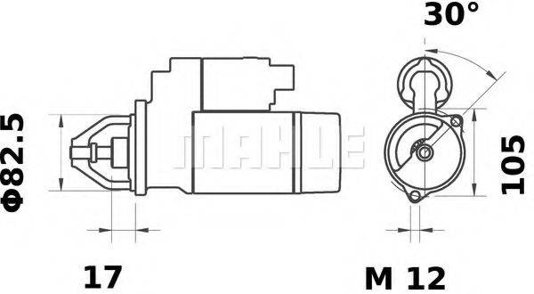 MAHLE ORIGINAL MS 82