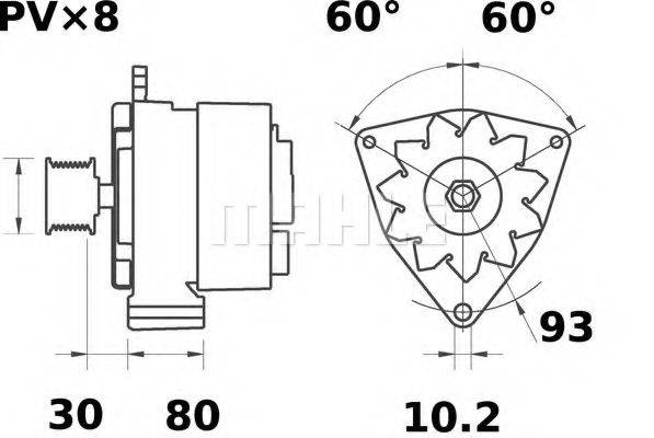 MAHLE ORIGINAL MG 586