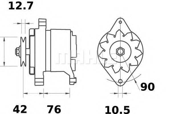 MAHLE ORIGINAL MG 584