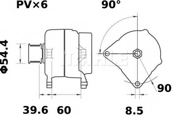 MAHLE ORIGINAL MG 555