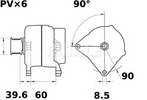 MAHLE ORIGINAL MG 557