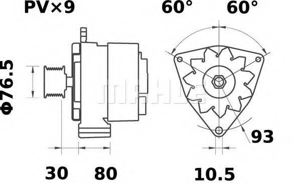 MAHLE ORIGINAL MG 503