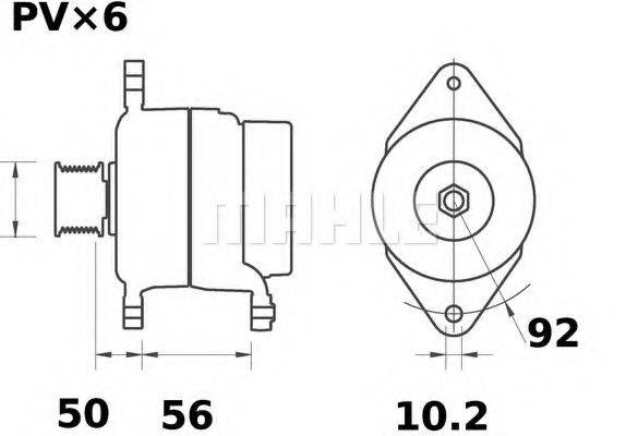 MAHLE ORIGINAL MG 495