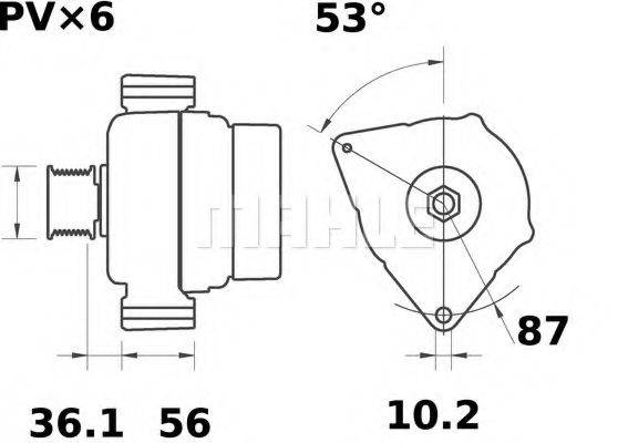 MAHLE ORIGINAL MG 418