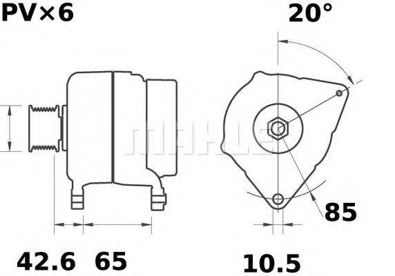 MAHLE ORIGINAL MG 387