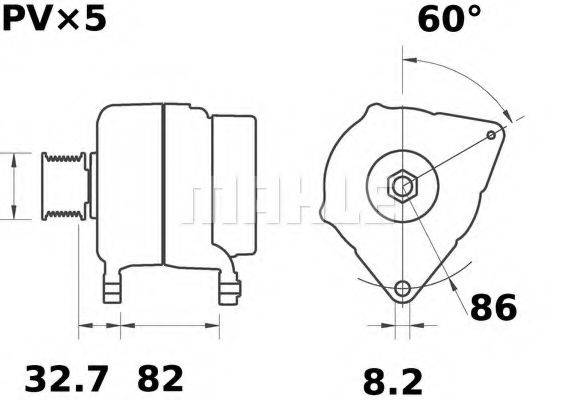 MAHLE ORIGINAL MG 231