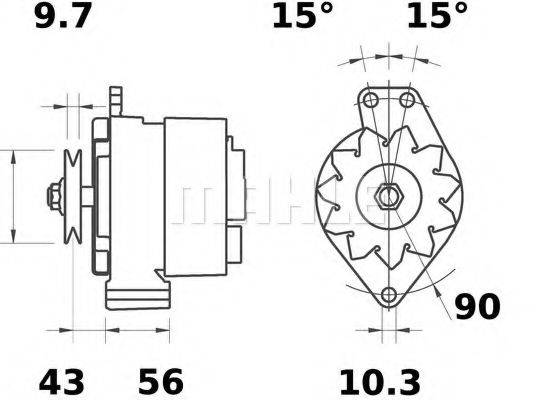 MAHLE ORIGINAL MG 95