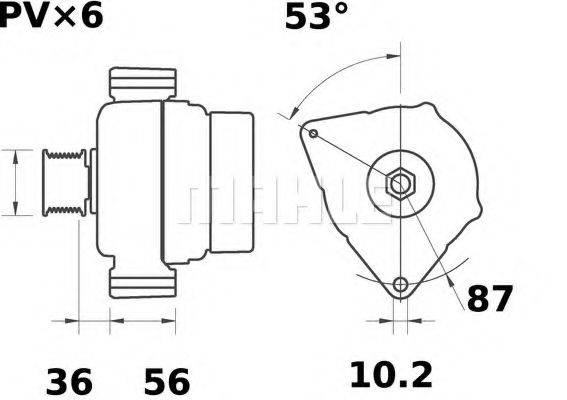 MAHLE ORIGINAL MG 96