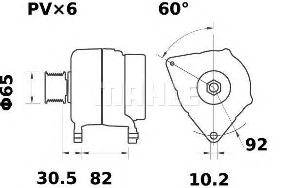 MAHLE ORIGINAL MG 10