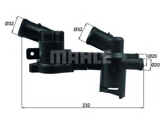 MAHLE ORIGINAL TH52 Термостат, охлаждающая жидкость