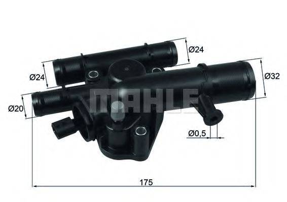 MAHLE ORIGINAL TI24389 Термостат, охлаждающая жидкость