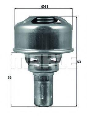 MAHLE ORIGINAL TX17486 Термостат, охлаждающая жидкость