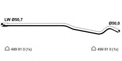 ERNST 054478 Труба выхлопного газа