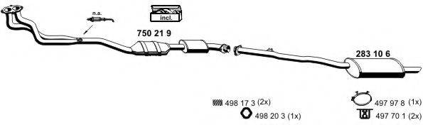 ERNST 020066 Система выпуска ОГ