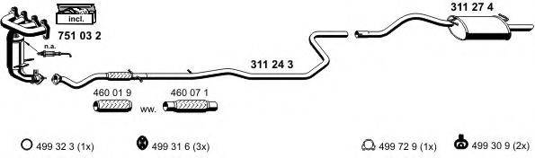 ERNST 030143 Система выпуска ОГ