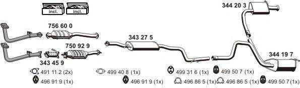 ERNST 030283 Система выпуска ОГ