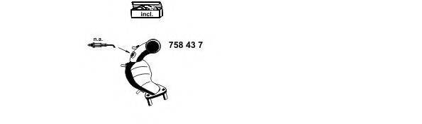 ERNST 120163 Система выпуска ОГ