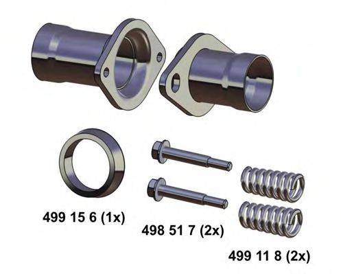 ERNST 043557 Рем. комплект, труба выхлопного газа