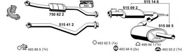 ERNST 120191 Система выпуска ОГ