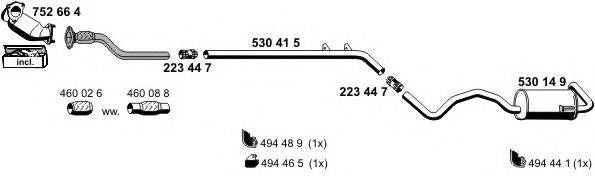 ERNST 100169 Система выпуска ОГ