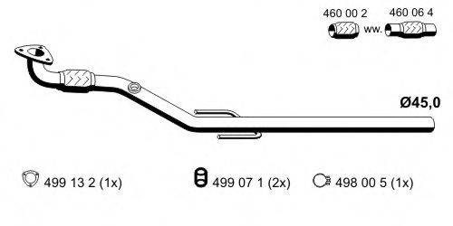 ERNST 043434 Труба выхлопного газа
