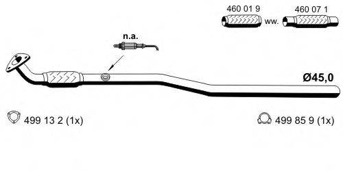 ERNST 053426 Труба выхлопного газа