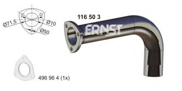 ERNST 116503 Труба выхлопного газа