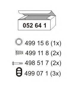 ERNST 052641 Монтажный комплект, глушитель