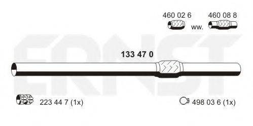 ERNST 133470 Труба выхлопного газа