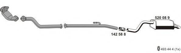 ERNST 100565 Система выпуска ОГ