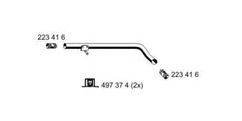 ERNST 202404 Труба выхлопного газа