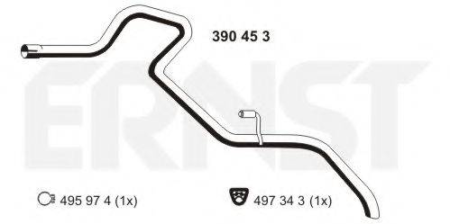 ERNST 390453 Труба выхлопного газа