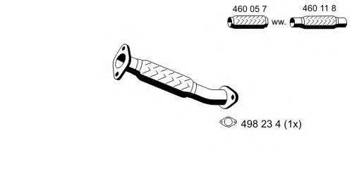 ERNST 341516 Труба выхлопного газа