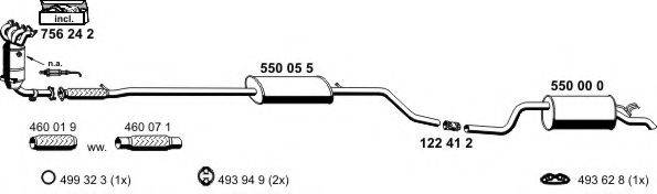 ERNST 120067 Система выпуска ОГ