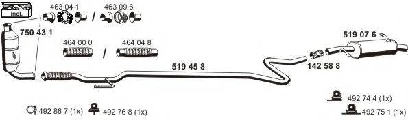 ERNST 080078 Система выпуска ОГ