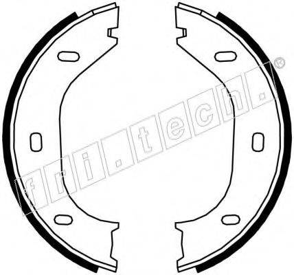 FRI.TECH. 1019021 Комплект тормозных колодок, стояночная тормозная система