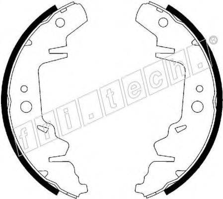 FRI.TECH. 1023001 Комплект тормозных колодок