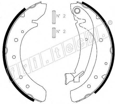 FRI.TECH. 1034097 Комплект тормозных колодок